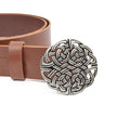 Silver Toned Removable Metal Belt Buckle Cyzius