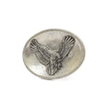 Silver Toned Removable Metal Belt Buckle Eagle