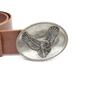 Silver Toned Removable Metal Belt Buckle Eagle