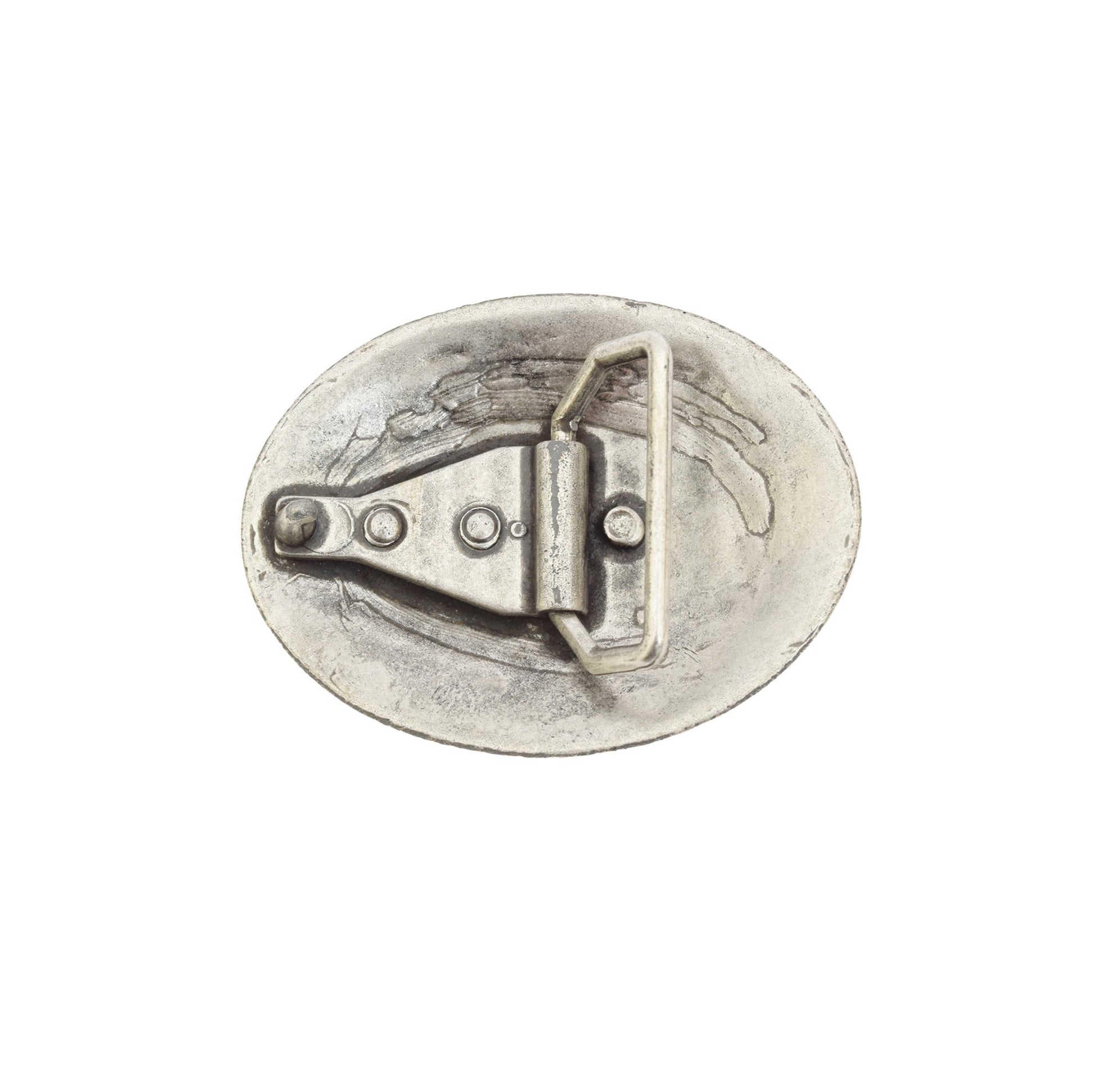 Silver Toned Removable Metal Belt Buckle Edinburg