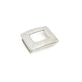 Silver Toned Removable Metal Belt Buckle Elaia