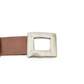 Silver Toned Removable Metal Belt Buckle Elaia