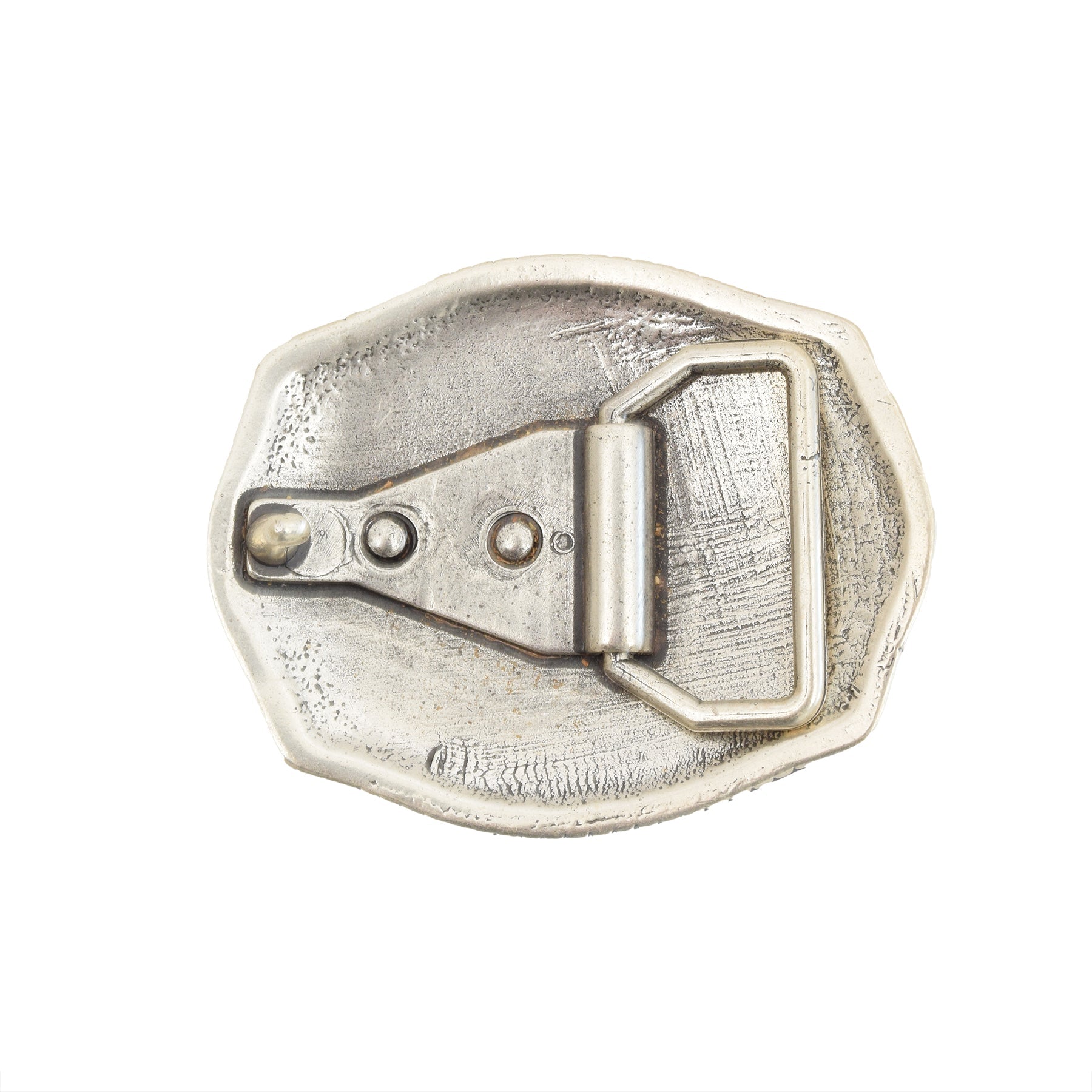 Silver Toned Removable Metal Belt Buckle Lancaster