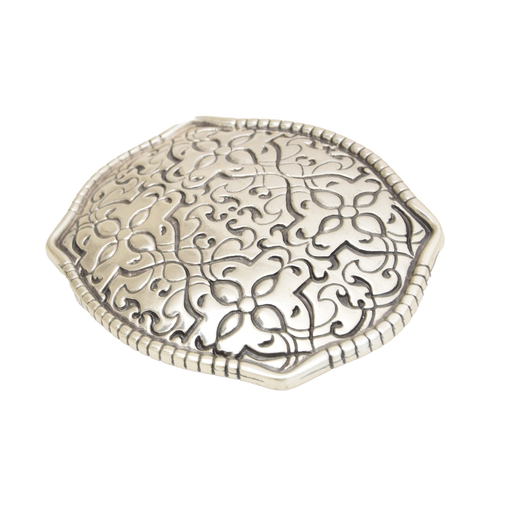 Silver Toned Removable Metal Belt Buckle Lancaster