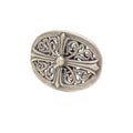 Silver Toned Removable Metal Belt Buckle Licaea