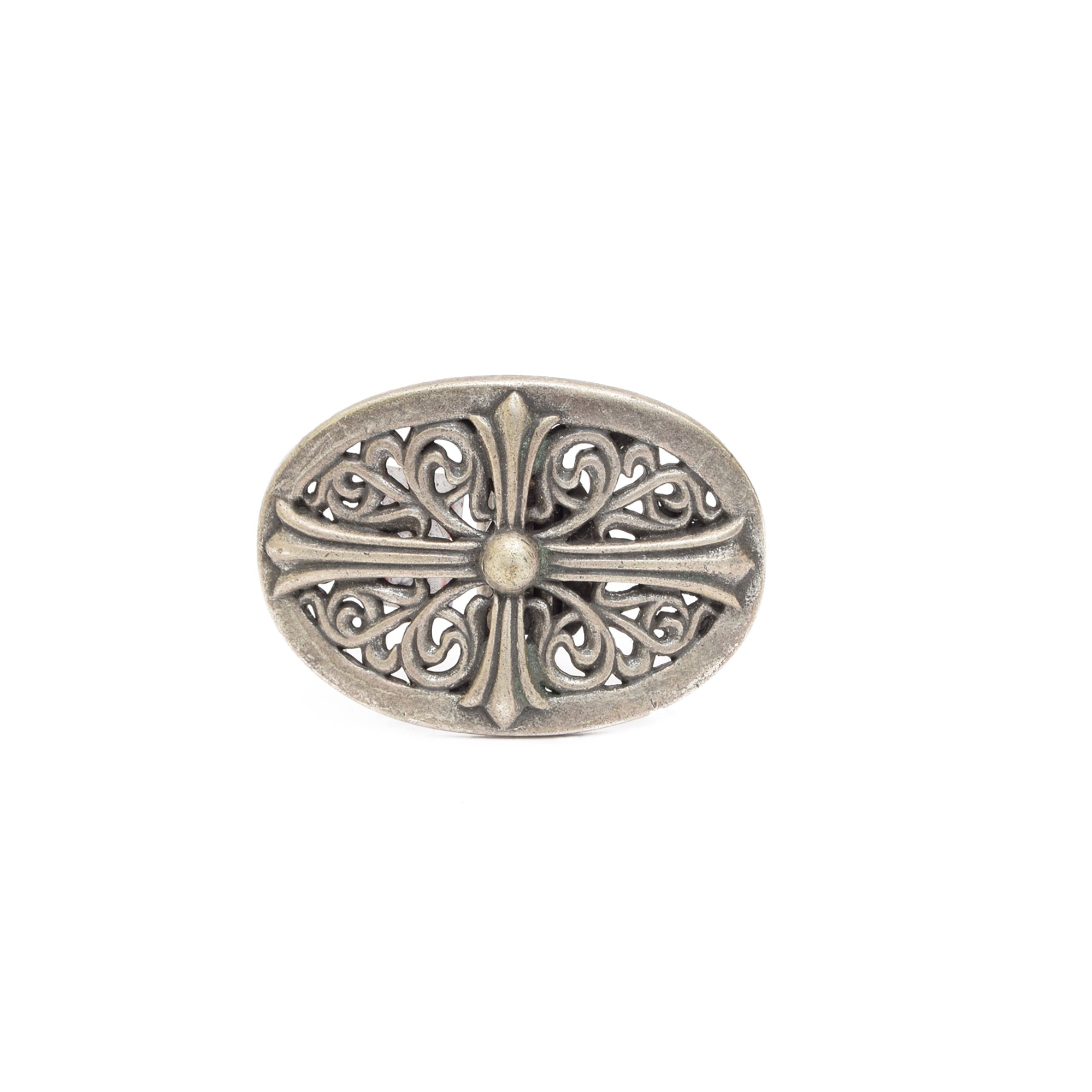 Silver Toned Removable Metal Belt Buckle Licaea