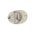 Silver Toned Removable Metal Belt Buckle Licaea