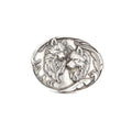 Silver Toned Removable Metal Belt Buckle Rousseau