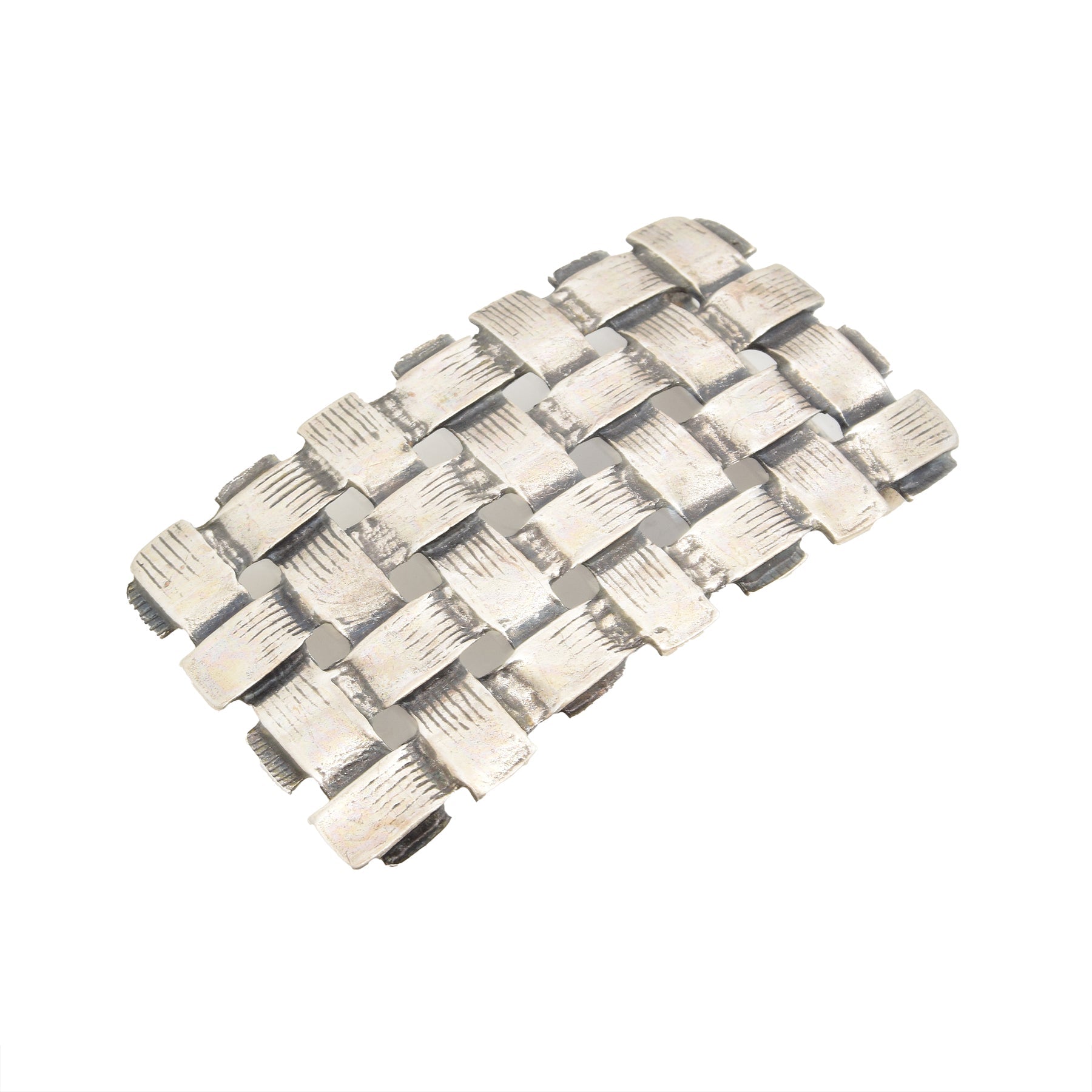 Silver Toned Removable Metal Belt Buckle Warwick