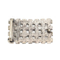 Silver Toned Removable Metal Belt Buckle Warwick