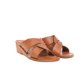 Sophia Tan Leather Women’s Slippers