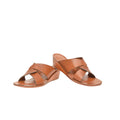 Sophia Tan Leather Women’s Slippers