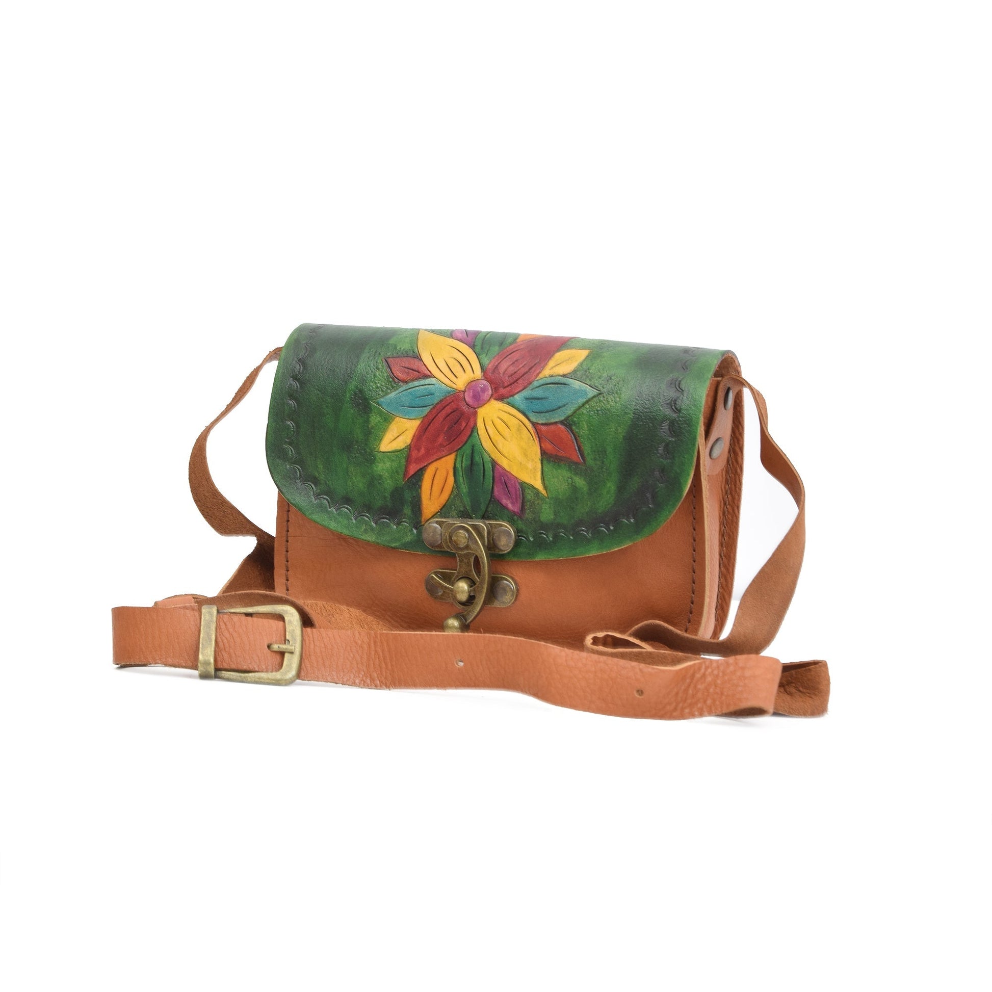 Tan Crossbody Bag Dorian