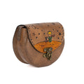 Tan Leather Carved & Crafted Hand Bags Little Prince