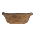 Tan Leather Carved & Crafted Waist Hand Bags Hatti