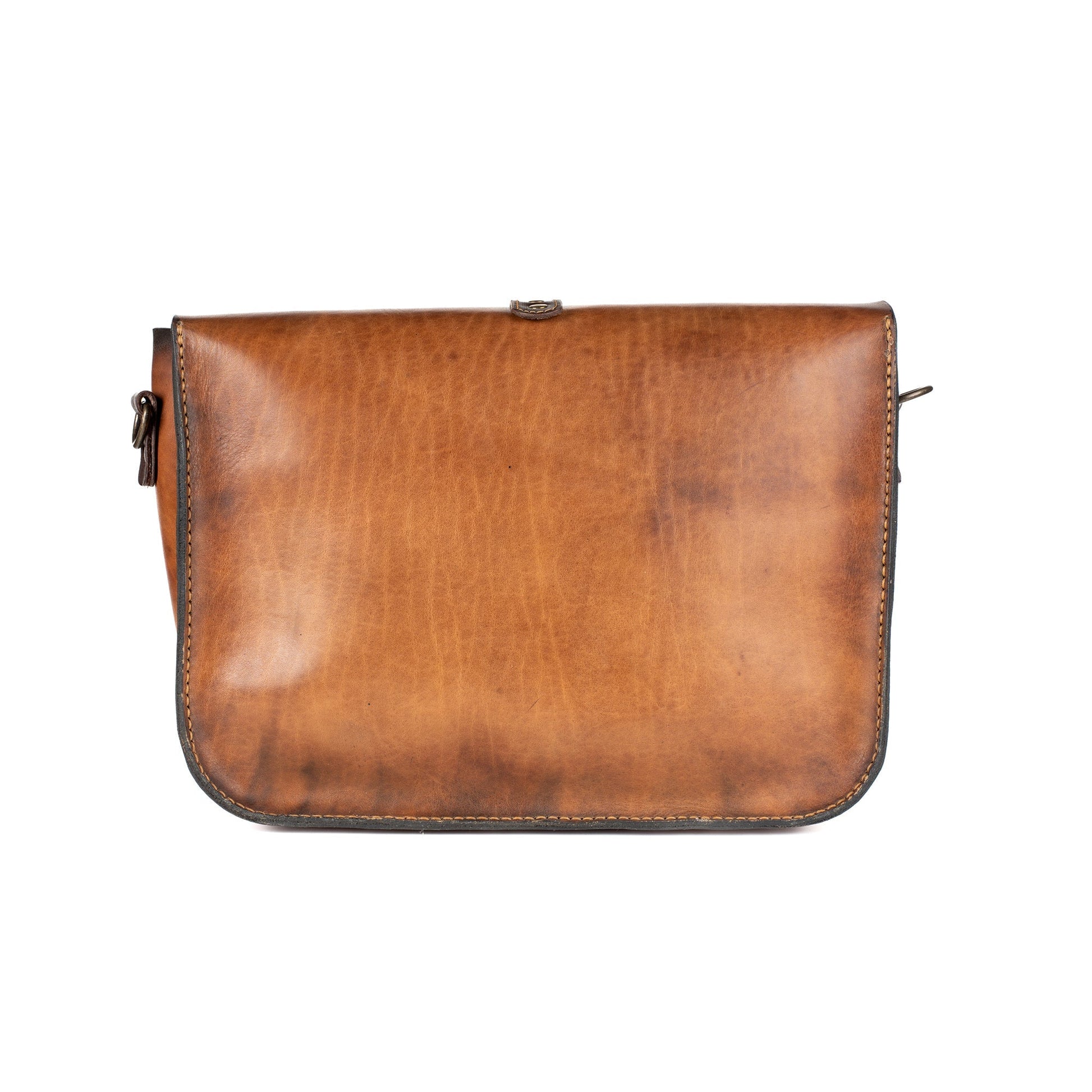 Tan Leather Crossbody Bag Lunar