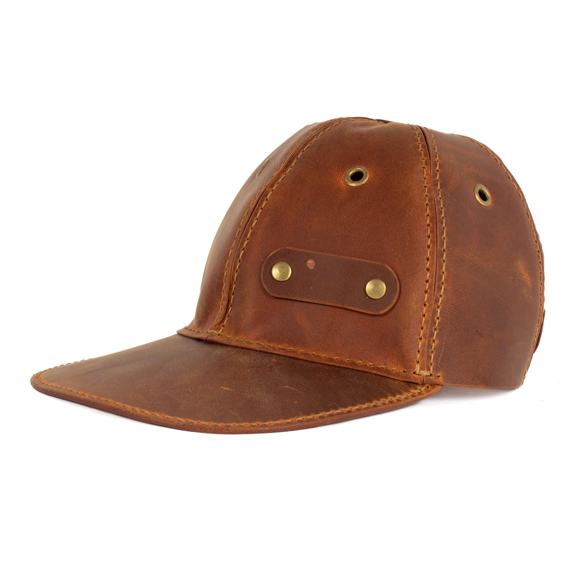 Tan Leather Hat Maui