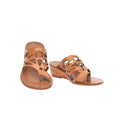 Velu Tan Leather Women’s Slippers