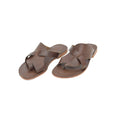 FIBO Jacob Dark Brown Men's Leather Slipper Men Slippers