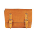 FIBO Ocean Ray Leather Clutche Bags Orange Accessories